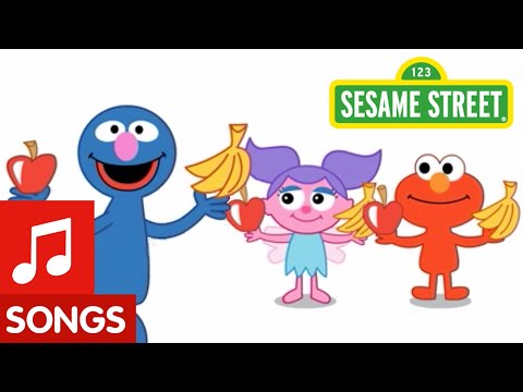 Sesame Street: Apples & Bananas Song | Animated Nursery Rhyme