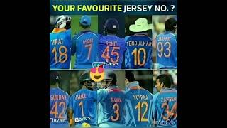 what is your favorite jersey number? #shorts #subscribe #like #dhoni #ipl #csk #rcb #viratkohli