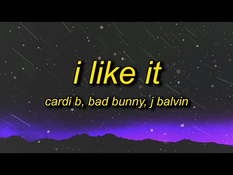 Cardi B, Bad Bunny, J Balvin - I Like It (Lyrics) slowed + reverb | yeah baby i like it like that