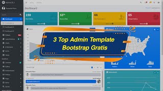 4 Top Admin Template Bootstrap Gratis