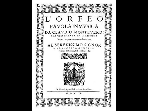 Monteverdi: L'Orfeo, Favola in Musica (atto I) - De Franceschi; Vivante; Nicolai; Palombini; Calusio