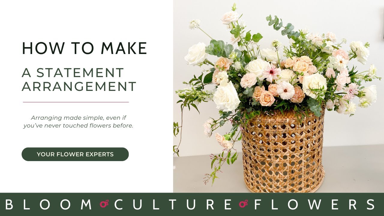 How to Make a Large Floral Arrangement Tutorial