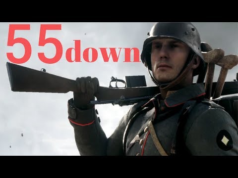 Battlefield 1 MVP: 55 Kills with DLC Medic RSC 1917 on FAO FORTRESS (PS4 PRO Multiplayer Gameplay)