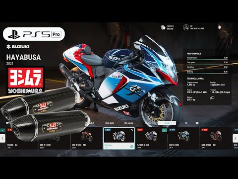 RIDE 5 | Customize Brutal Suzuki Hayabusa 1300 Yoshimura Gameplay [4K PS5 Pro]