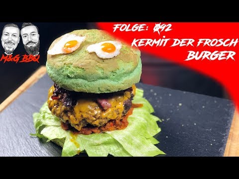 Wir haben Kermit gegrillt - Kermit-der-Frosch-Burger - M&G-BBQ - Folge 092
