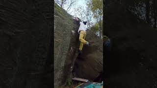 Video thumbnail of Secret Seventh, 7b+. Caley