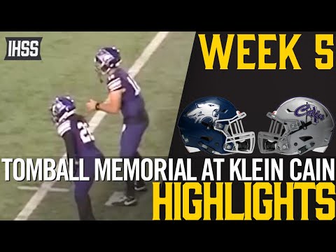 Klein Cain Dominates Tomball Memorial 56-14 | High School Football Highlights