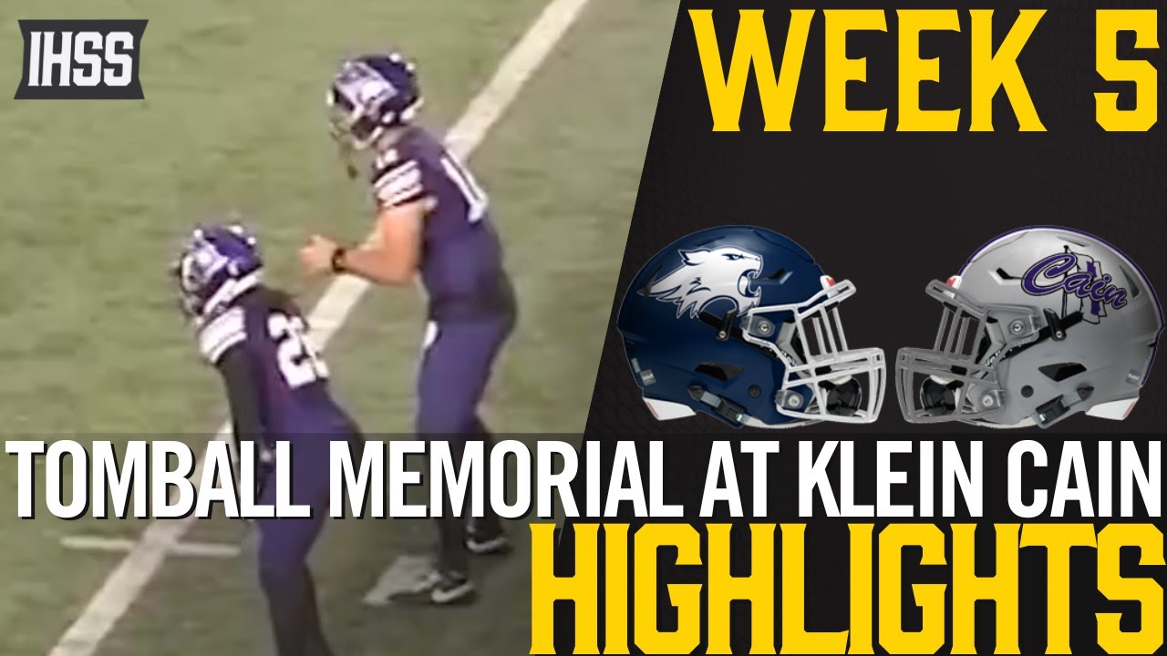 Klein Cain Dominates Tomball Memorial 56-14 | High School Football Highlights