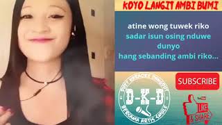 Download lagu KOYO LANGIT AMBI BUMI KARAOKE DANGDUT (Duet Bersama Artis Smule) mp3 Download lagu KOYO LANGIT AMBI BUMI KARAOKE DANGDUT (Duet Bersama Artis Smule) mp3