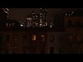 Manhattan NYC Window View Full HD City Night Lights Urban Sounds
