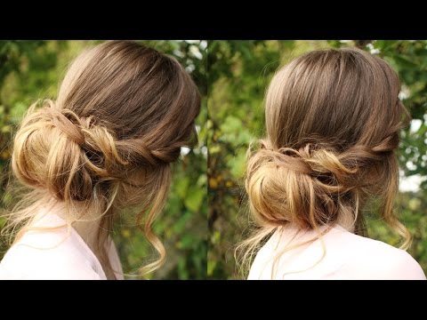 Chignon Hairstyle  Tutorial / Soft Updo | Braidsandstyles12 Video