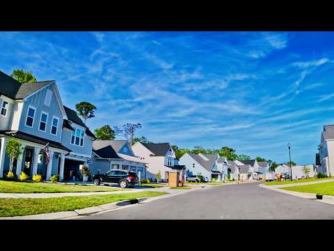 Driving Around Topsail Greens Neighborhoods (WyndWater Community) - Hampstead, North Carolina