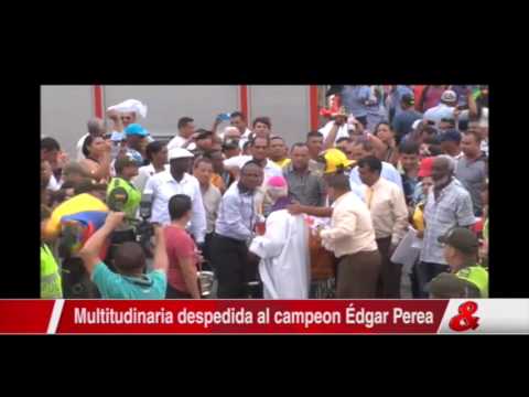 Con canto de gol a lo Édgar Perea fue despedido 'El campeón'