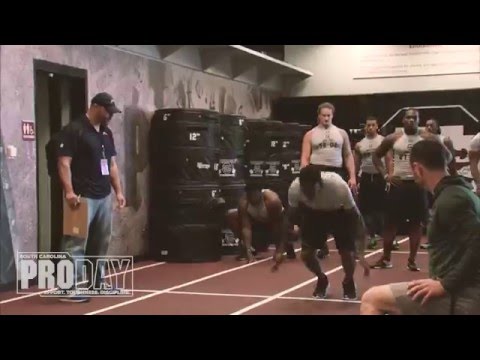 2016 South Carolina Pro Day: Weight Room