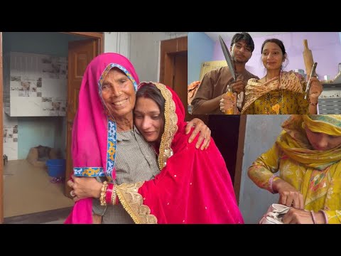 अंश के मामा के घर गए 😍||शादी के बाद पहली बार खाना बनाया 😁#chikayadavvlog #familyvlog #villagelife 