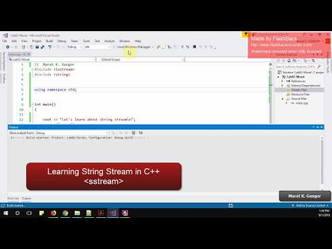 C String Stream Or Sstream Basic Usage