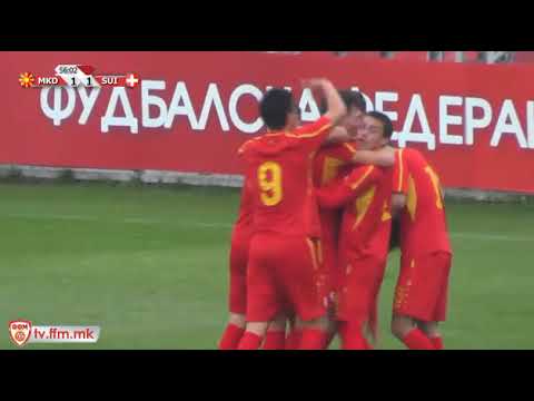 U19 - Macedonia - Switzerland 1-1 (Goal by Trajanovski)