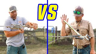 What Is The BEST Way To Stretch Fence Wire? | Chain Strainer VS Come Along