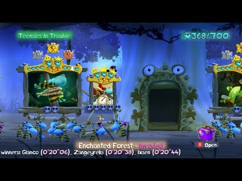 Walkthrough: Rayman Legends 100% - Enchanted Forest - Invaded