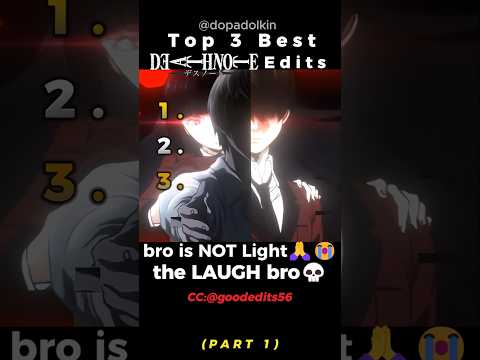 Ranking the Best Death Note Edits
