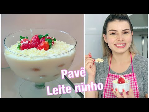 PAVE DE LEITE NINHO COM BISCOITO DE CHAMPAGNE | #CCPAH | #PALOMASOARES