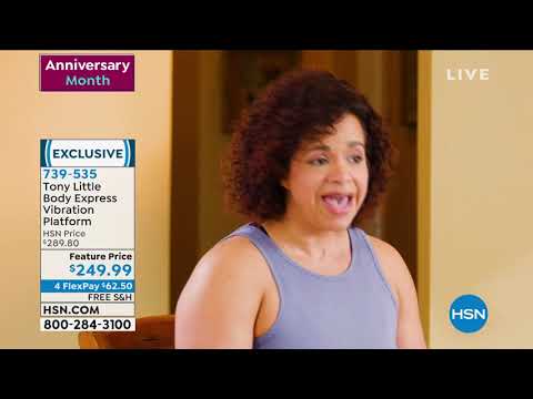 Tony Little Body Express Vibration Platform with 2 DVDs