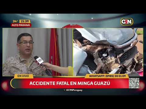Accidente fatal en Minga Guazú