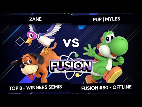 Fusion #80 - Zane (Duck Hunt) vs PUP Myles (Yoshi) - Top 8 - Winners Semis
