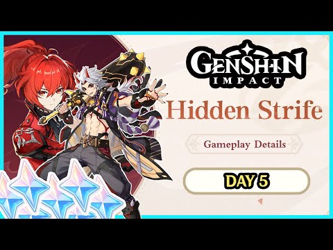 Hidden Strife Event Gameplay Day 5 ‡ Genshin Impact ‡