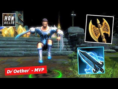 HoN The Madman RUNED CLEAVER with NULLFIRE BLADE - MVP