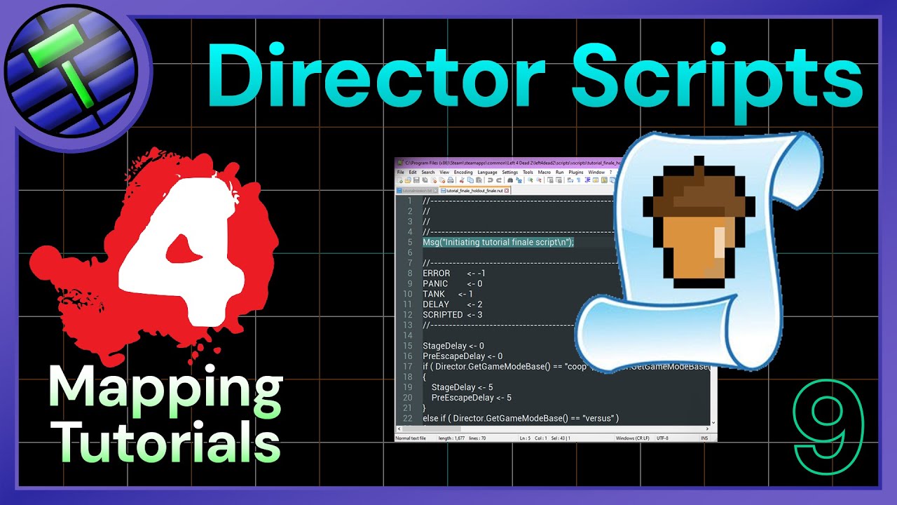 L4D2 Mapping Tutorials #9, Director Scripts - Qdude