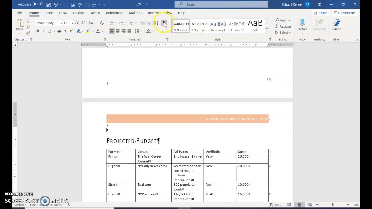 Word Module 4 Textbook Project Part 1