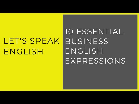 10 Essential Business English Expressions