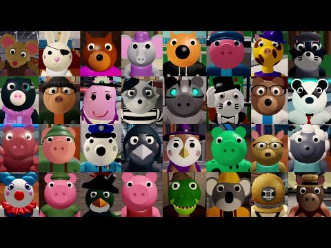 ROBLOX PIGGY ALL NON INFECTED JUMPSCARES