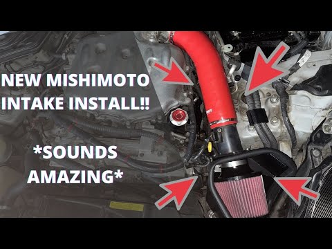 Nissan 350z Mishimoto Intake Install (SOUNDS AMAZING)