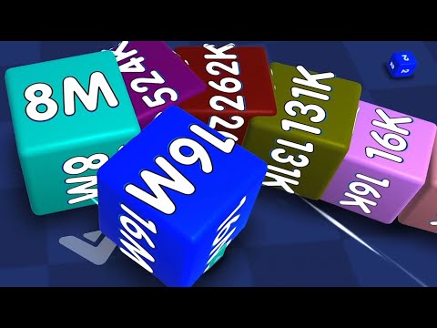 Cube 2048.io Game  🎲 A NEW GAME 🎲 CUBES SNAKE 2048.io Gameplay
