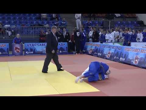 Jana Jovanović PBG Anastasija Mandić ŽAN 0:1 -52kg #JudoBeogradJuniori2023 BRONZE