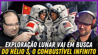 EUA X CHINA HÉLIO 3 NA LUA - A BUSCA DO COMBUSTÍVEL INFINITO!