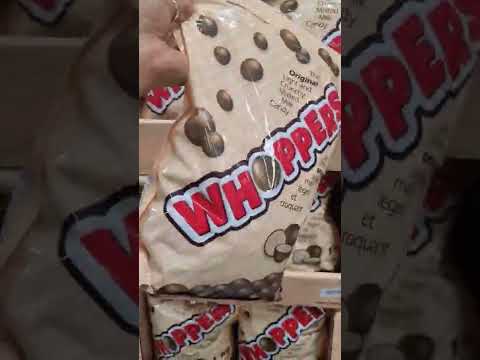 MASSIVE WHOPPERS CHOCOLATE CRUNCHY MALTED MILK CANDY  #whoppers #chocolate #costco #shorts #toronto
