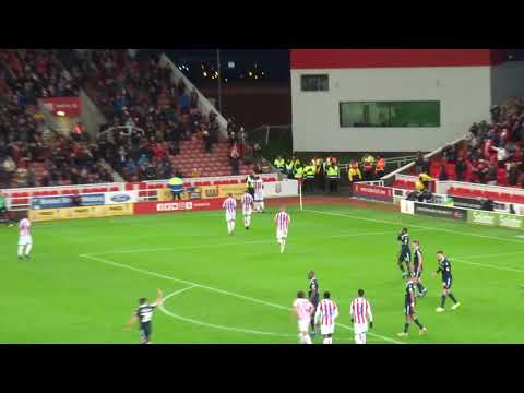 Stoke City -  Saido Berahino Goal Celebrations vs. Millwall