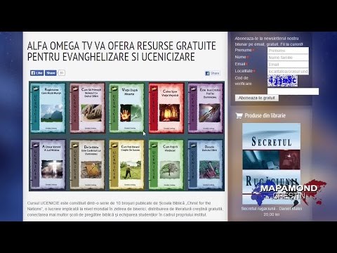 Cursul UCENICIE - 10 broșuri gratuite pentru evanghelizare și ucenicizare - Reportaj AOTV