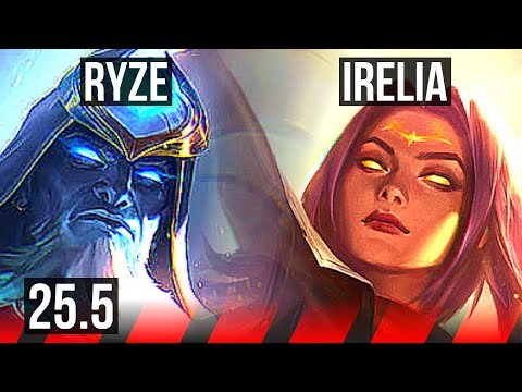 RYZE vs IRELIA (TOP) | KR Master | 25.5