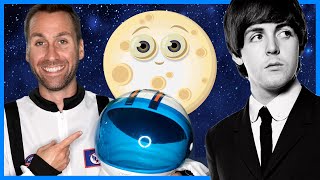 🌓 Hey Moon | Planets and Solar System Learning Song for Kids | Mooseclumps