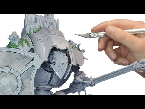 Making a CUSTOM Sisters of Battle KNIGHT for 40k!!