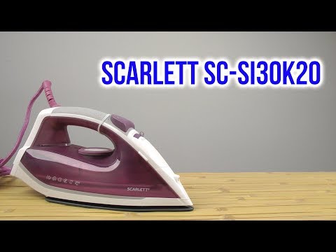 Утюг Scarlett SC-SI30K20 фиолетовый - Видео
