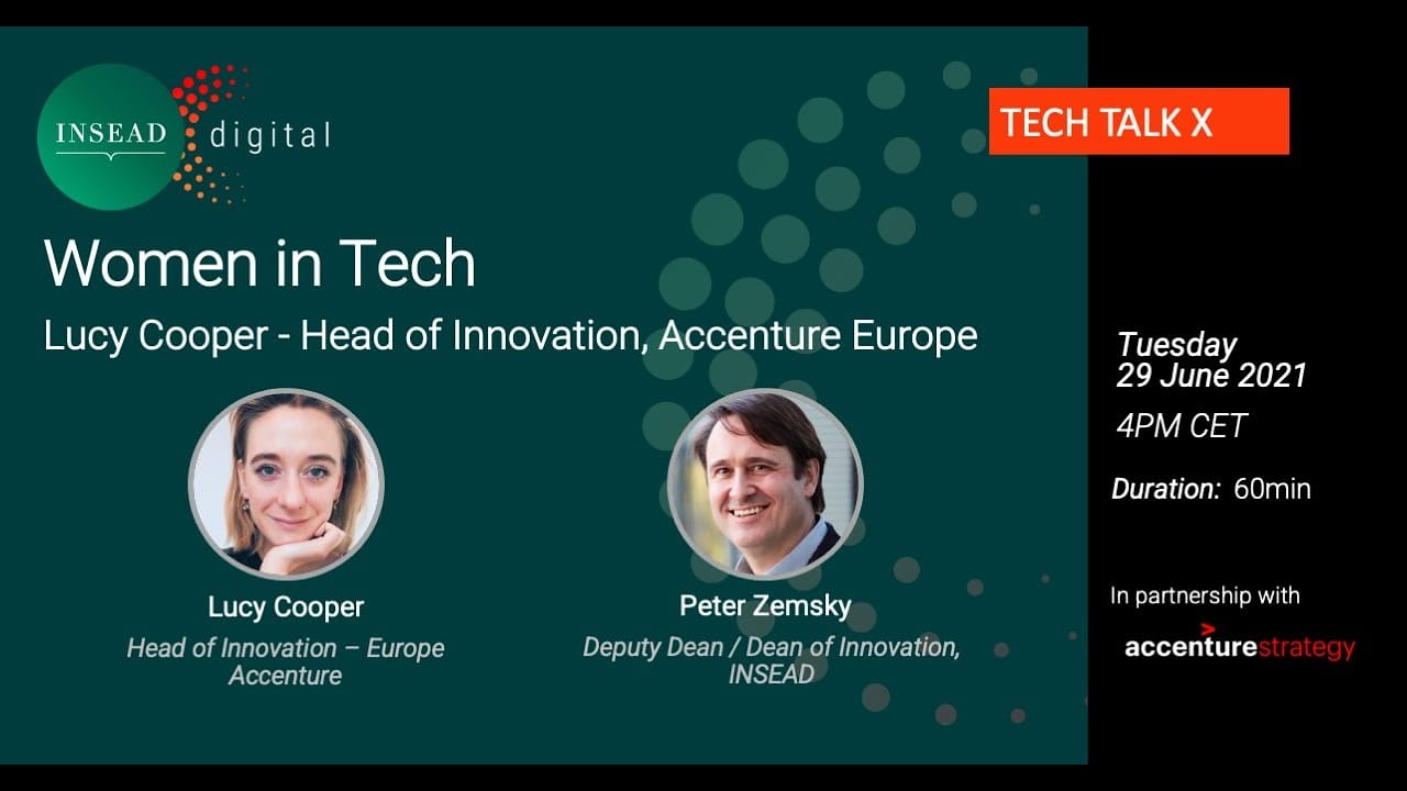 Lucy Cooper – Head of Innovation, Accenture Europe w/Peter Zemsky
