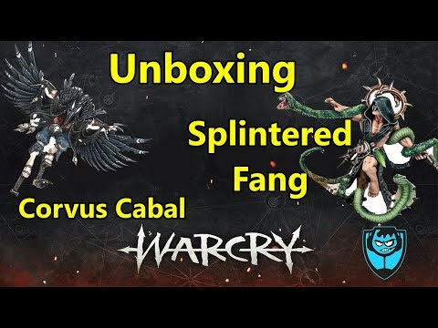 Warcry Corvus Cabal and Splintered Fang Unboxing