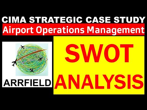 Complete SWOT Analysis of Arrfield SCS Pre-seen | CIMA Strategic Case Study (CIMA SCS) May Aug 2021
