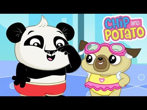 Live🔴: Chip and Potato | Chip's Swimming Lesson | Cartoons For Kids | Watch on Netflix