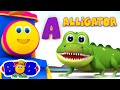 Animals ABC Song | Preschool Learning Videos | Children's Music | Nursery Rhymes - Bob The Train